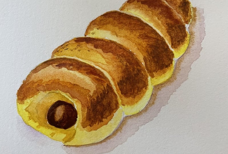 Chocolate croissant
