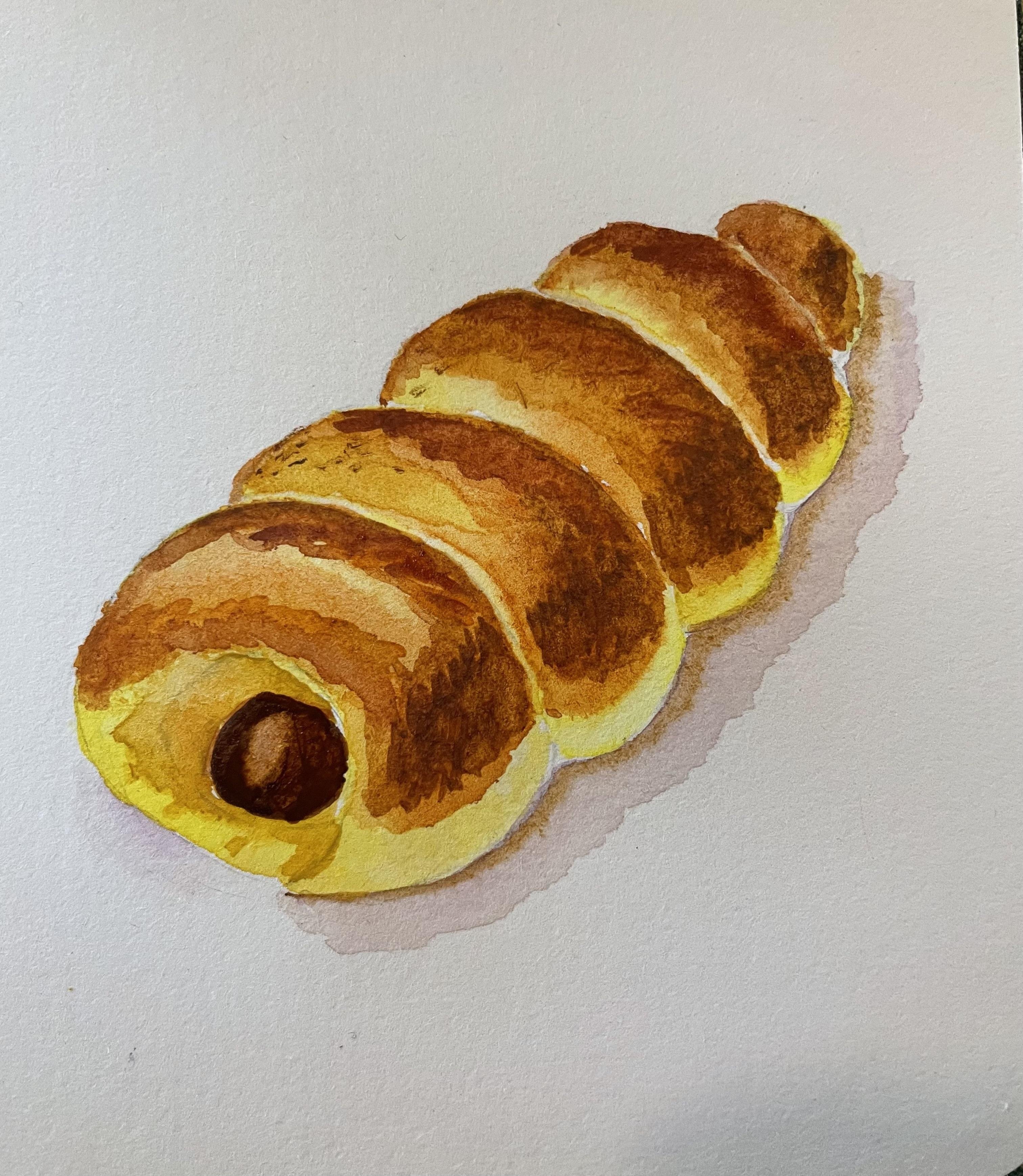 Chocolate croissant - student project