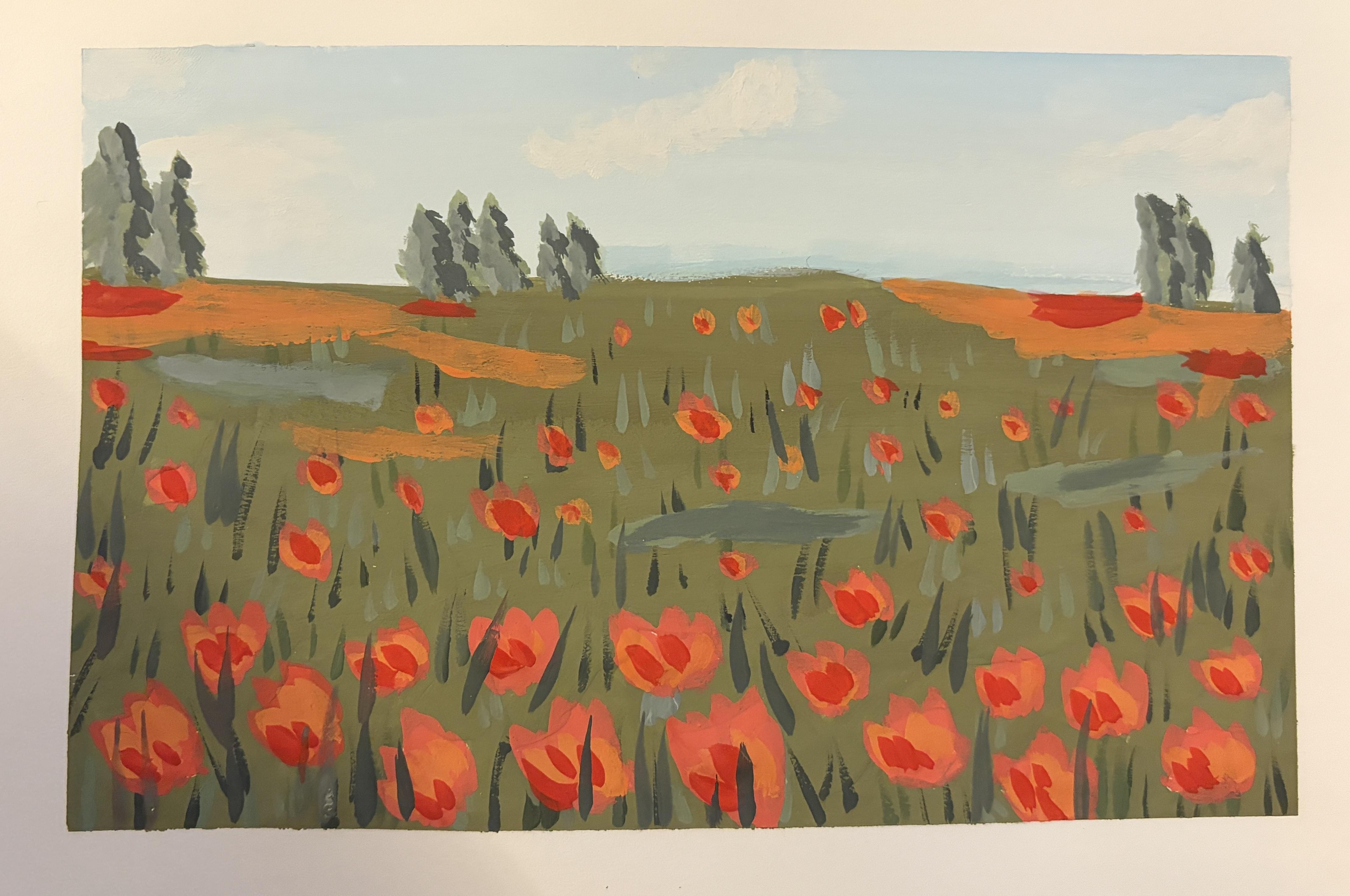 Field of Flowers - student project