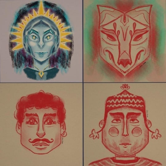 Class project (Dave Reed's Drawing Faces with Symmetry Tool)