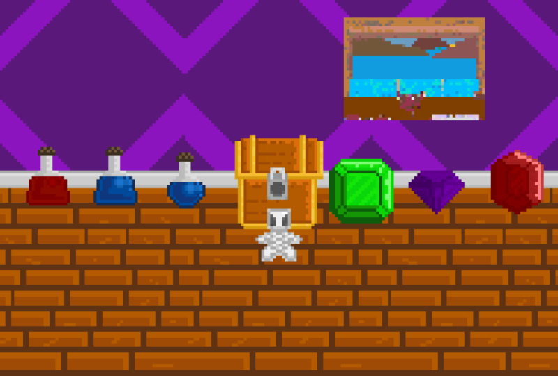 Pixel art game assets