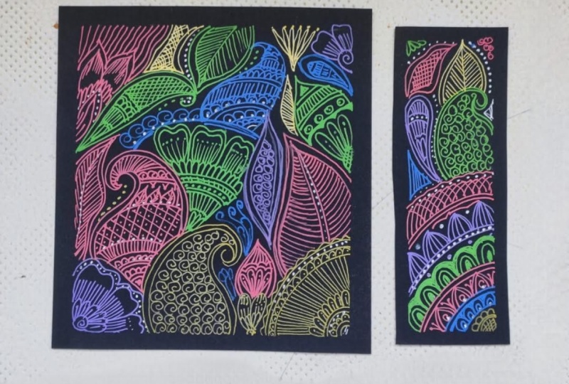 Rainbow pattern Doddles