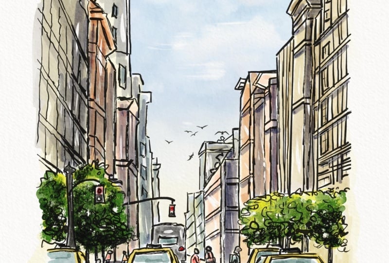 New York City - perspective