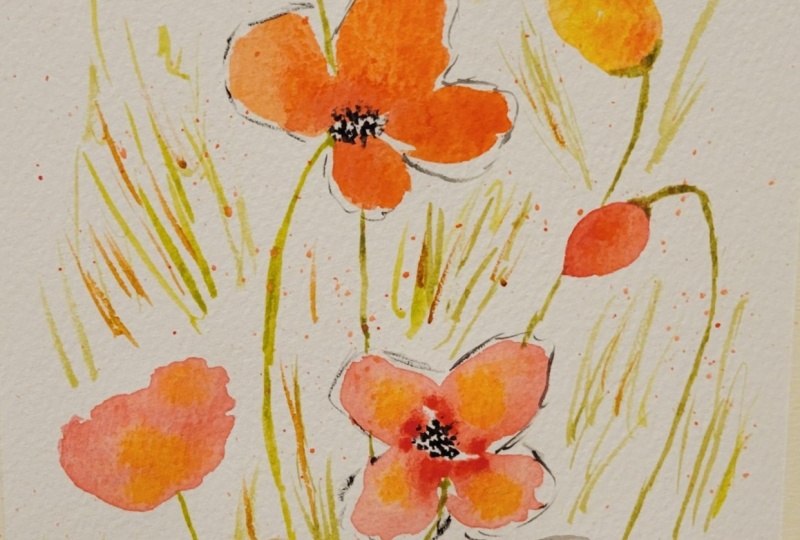 Whimsical Poppies