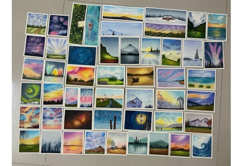 50 days of watercolor (completed)