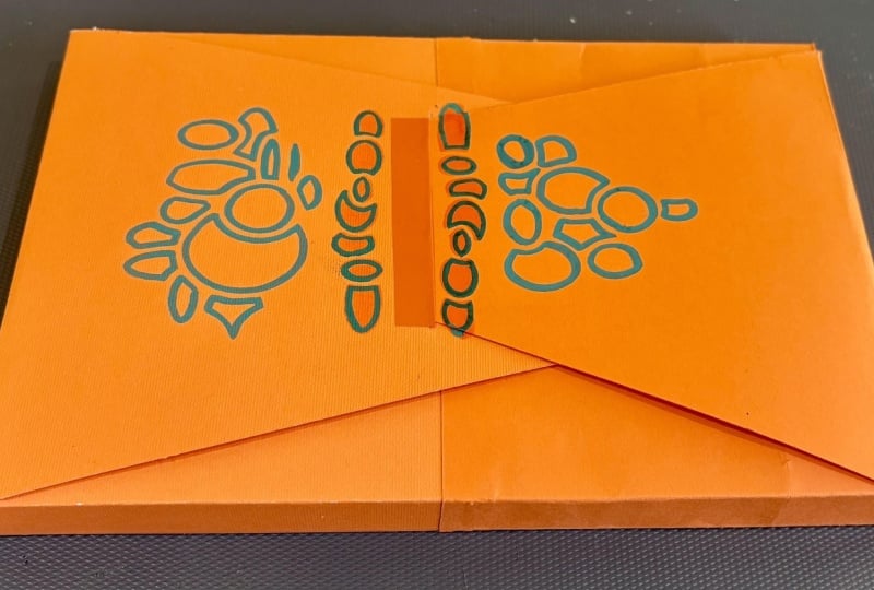 Gift wrapper for Coptic Stitch Book
