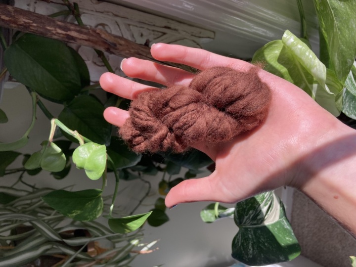 First Hand Spun Yarn!