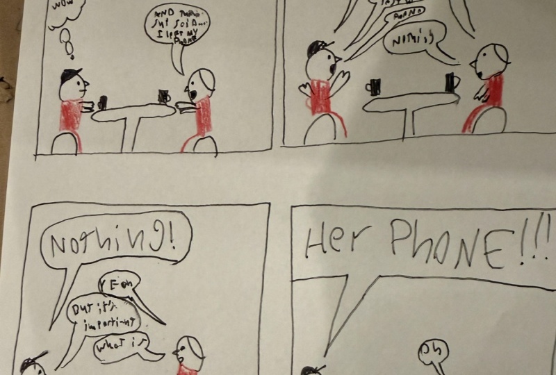 the phone went missing! (Q - 11yo)