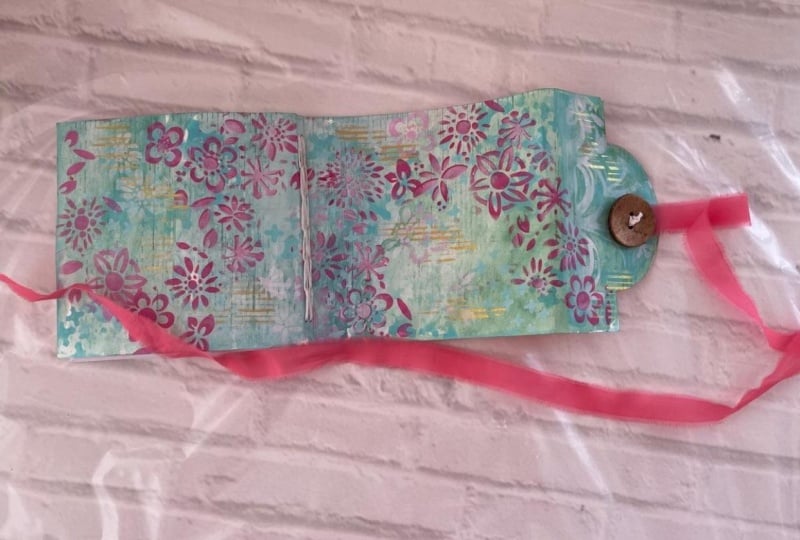 Denise Love's bound in creativity mixed media journal