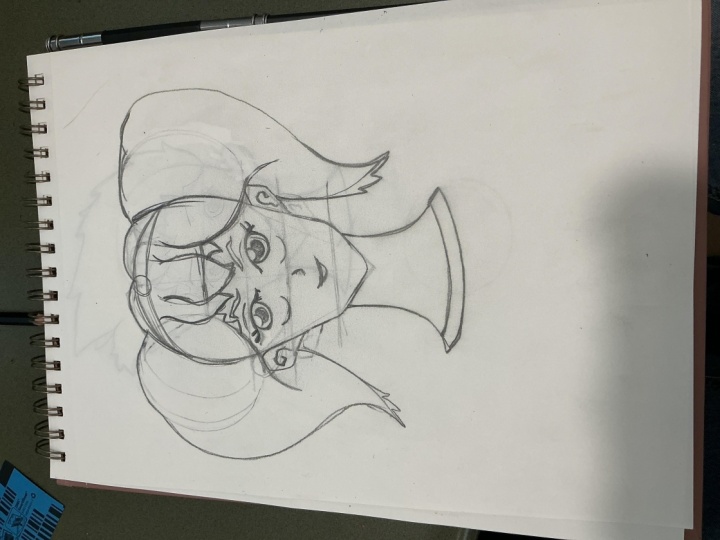 My ánima character that I did thank to this class