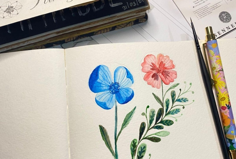 Watercolor experiment
