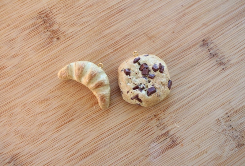 cookie and croissant