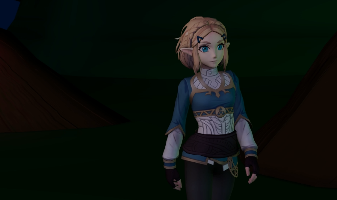 Zelda BOTW Walk Cycle - student project