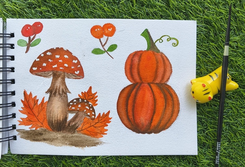 Autumn Watercolour