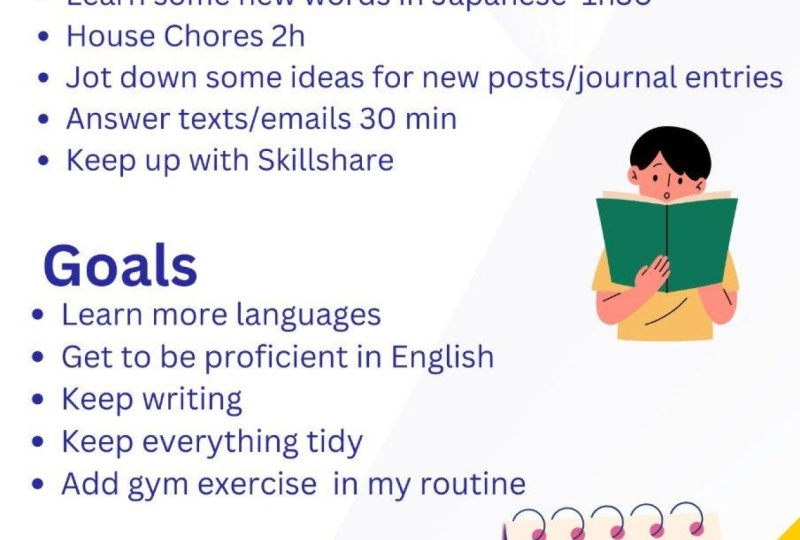 To do list + goals