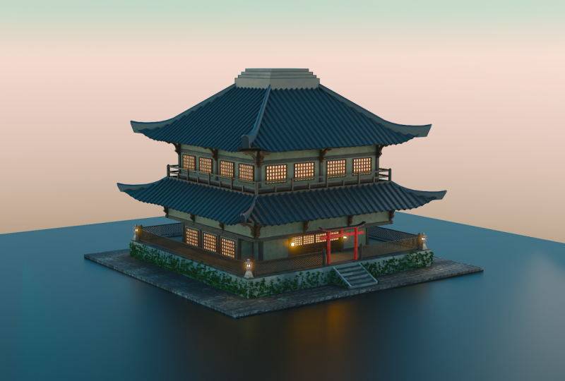 Japanese temple