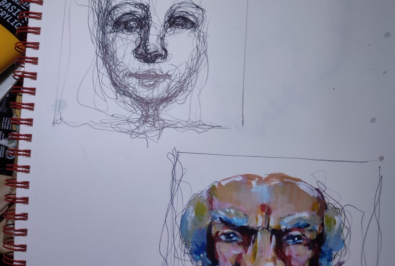 Scribble face