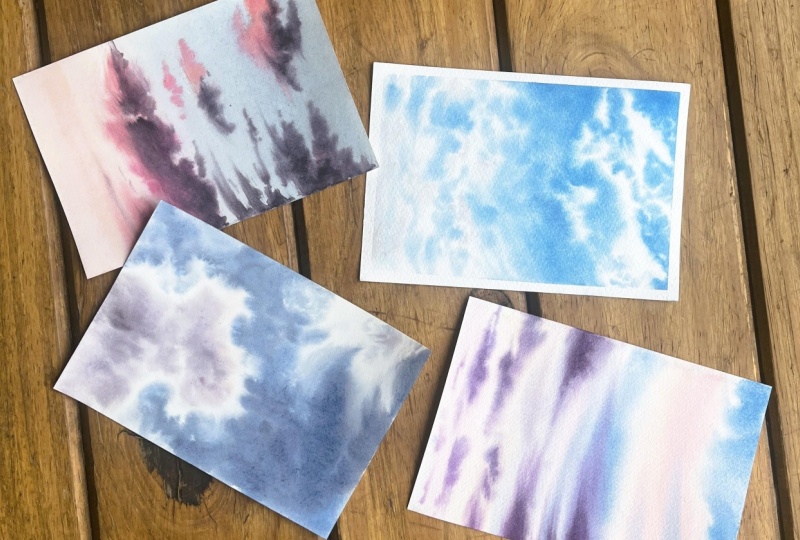 5-Day Watercolor Sky Challenge