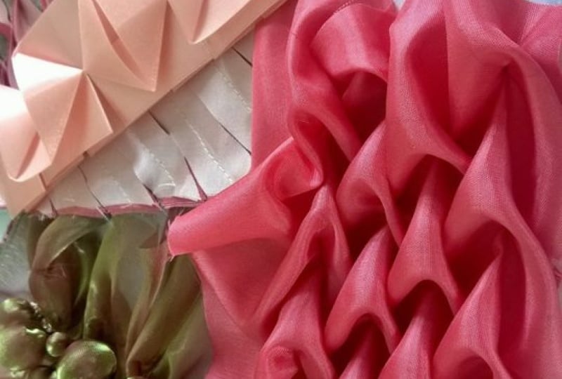 My mix of manipulated fabrics