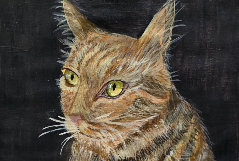 Cat painting