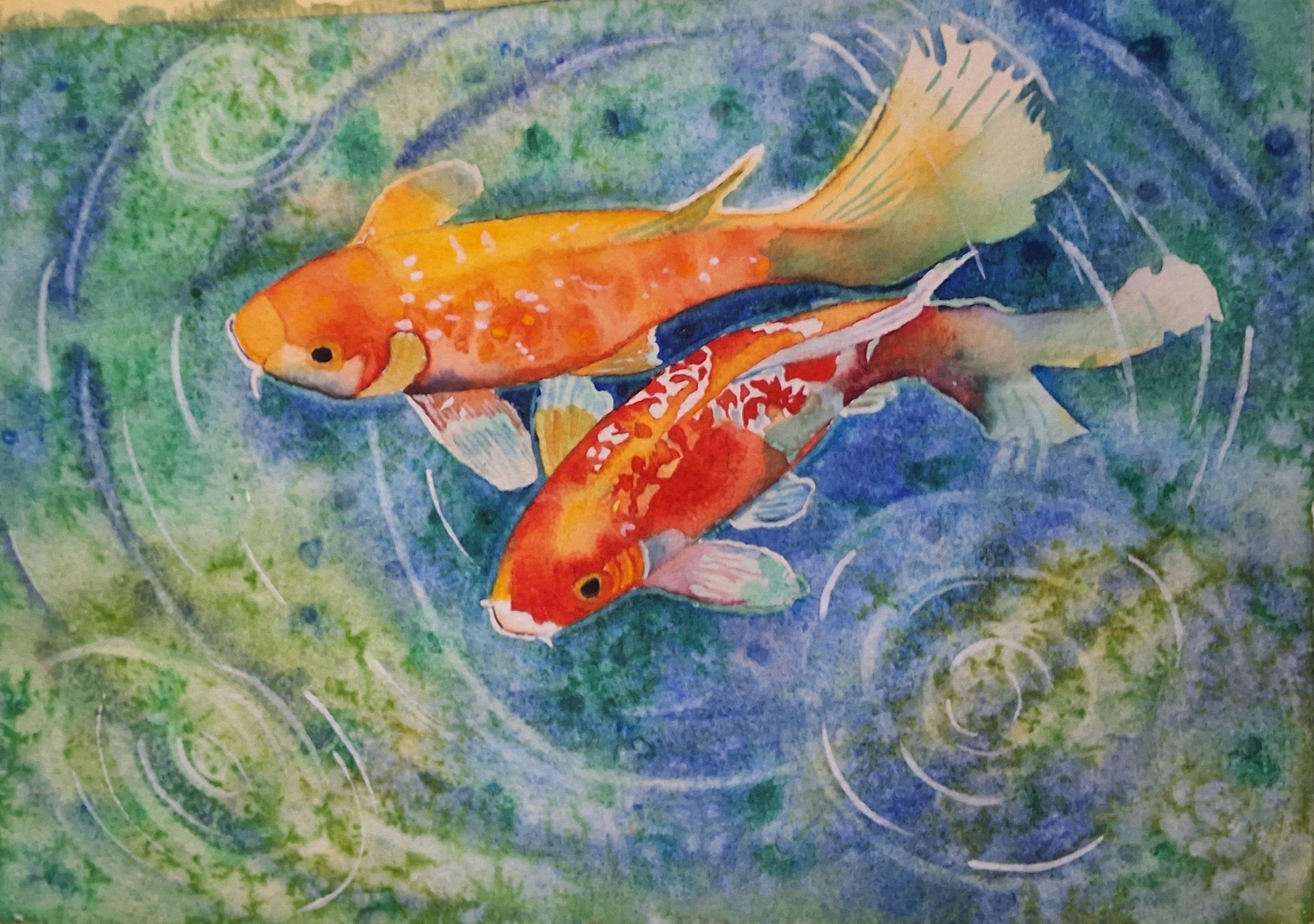 Koi fish - student project