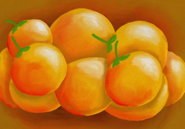 Oil Painting Oranges