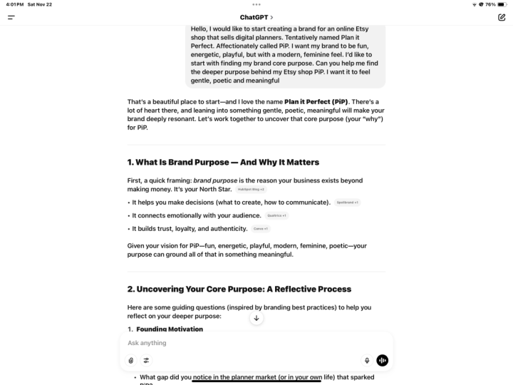 No-Bs ChatGPT assignment