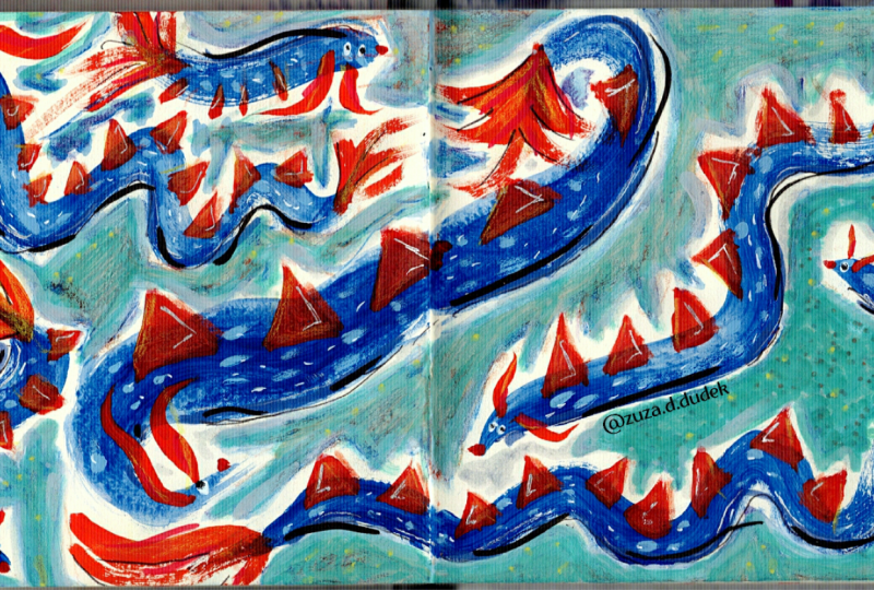 Class project (Jenni Macklin's Dreamy Dragons)