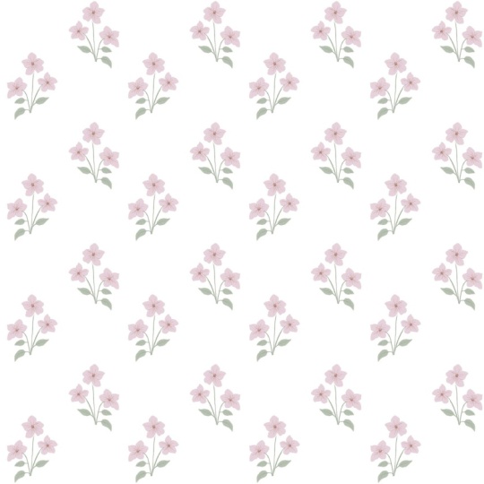 Retro pink flowers