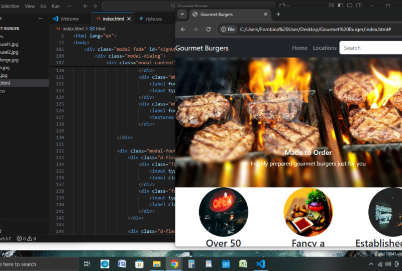 Gourmet Burgers and Song Finder