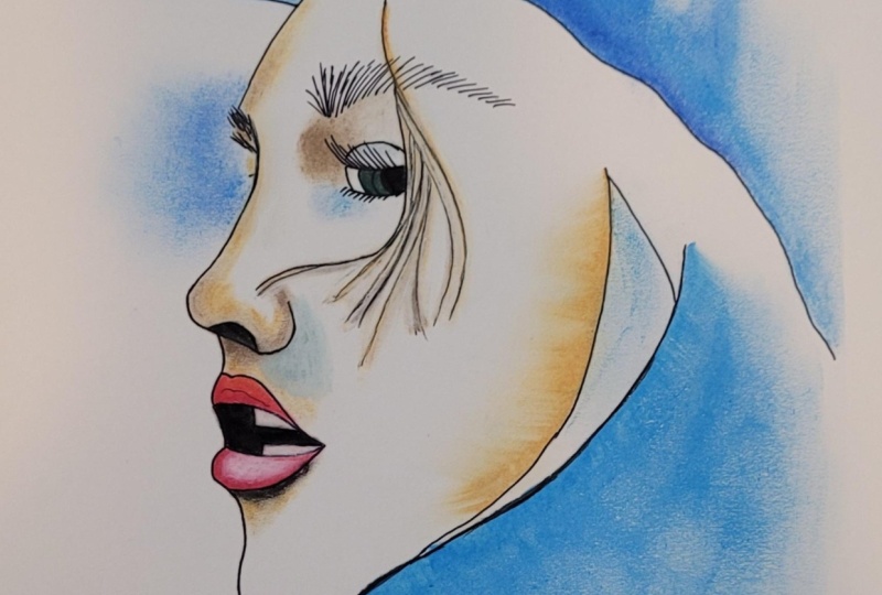 Oil Pastel Portrait