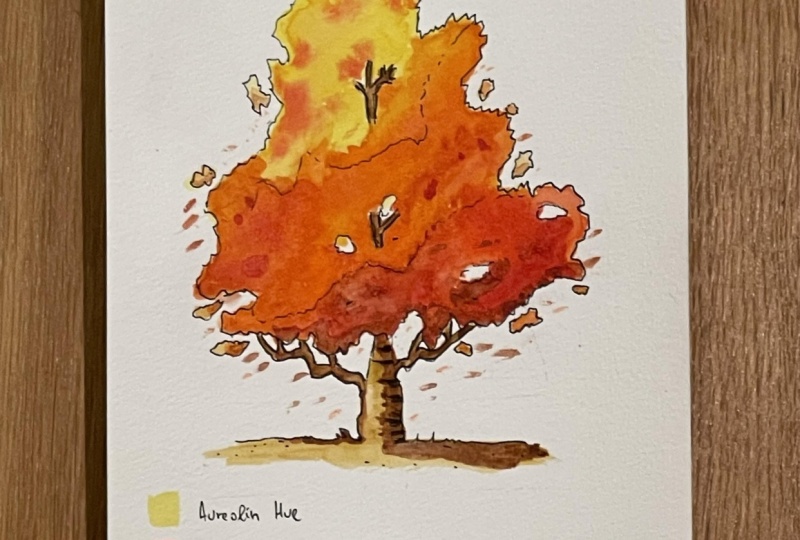 Peindre des arbres à l’aquarelle
