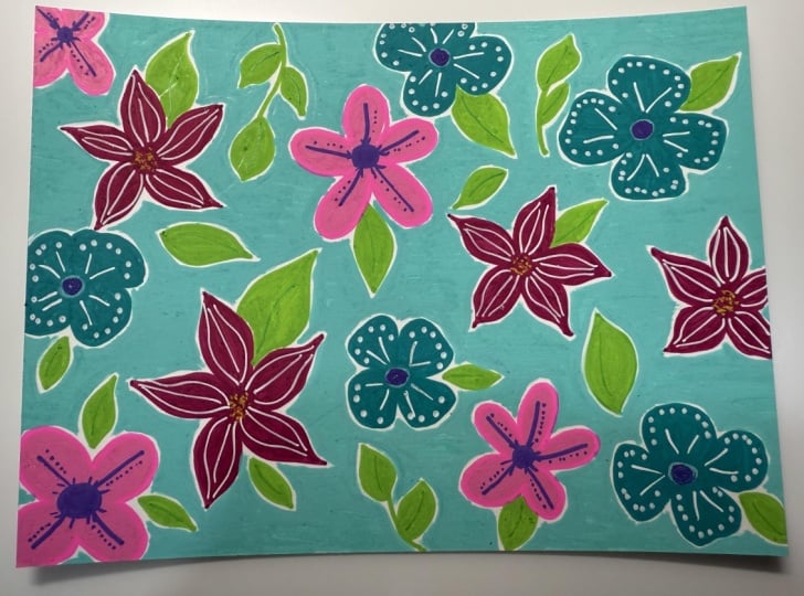 Posca Marker Floral