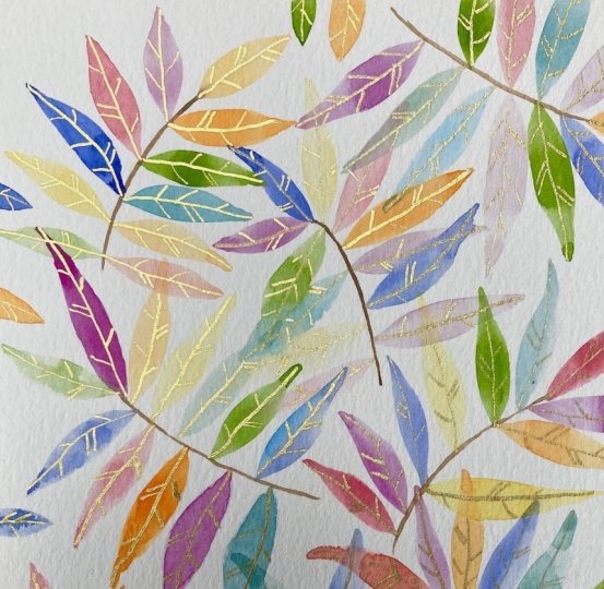 Painting leaves
