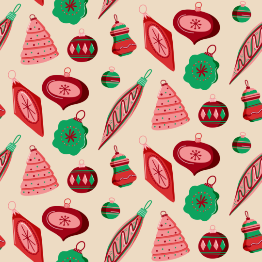 Ornament Half-Drop Pattern