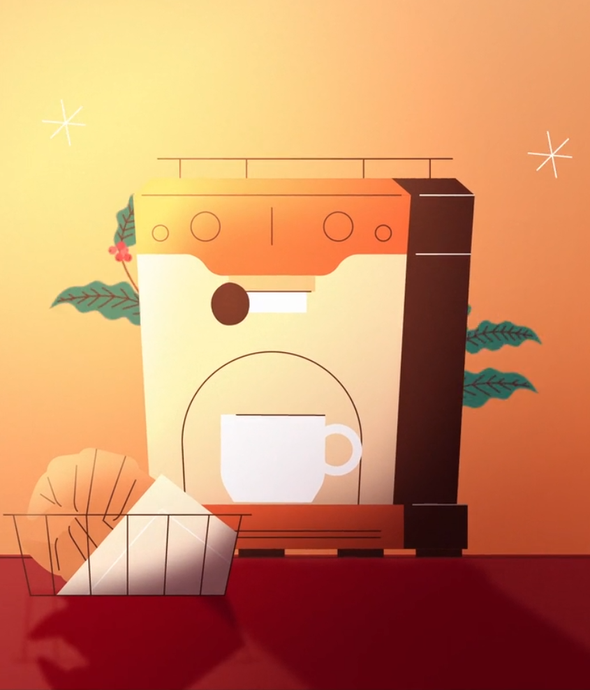 Coffee animation - student project