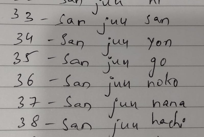 Japanese basics: