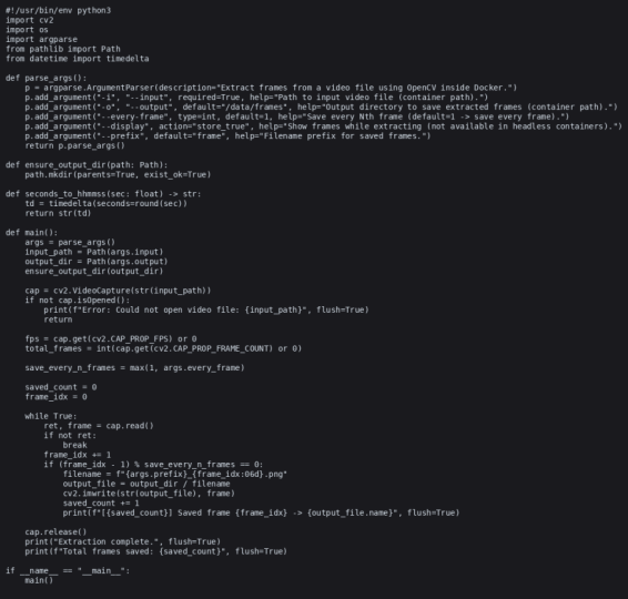 run application using Docker Containers