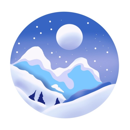 Snowy Winter scene