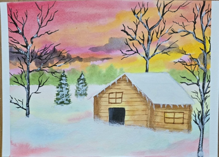 Dreamy winter landscape