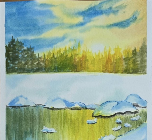 Winter lake