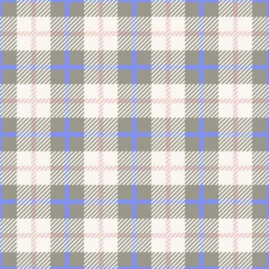 Mini Plaid Pattern in Sage Green, Cornflower Blue and Soft Pink