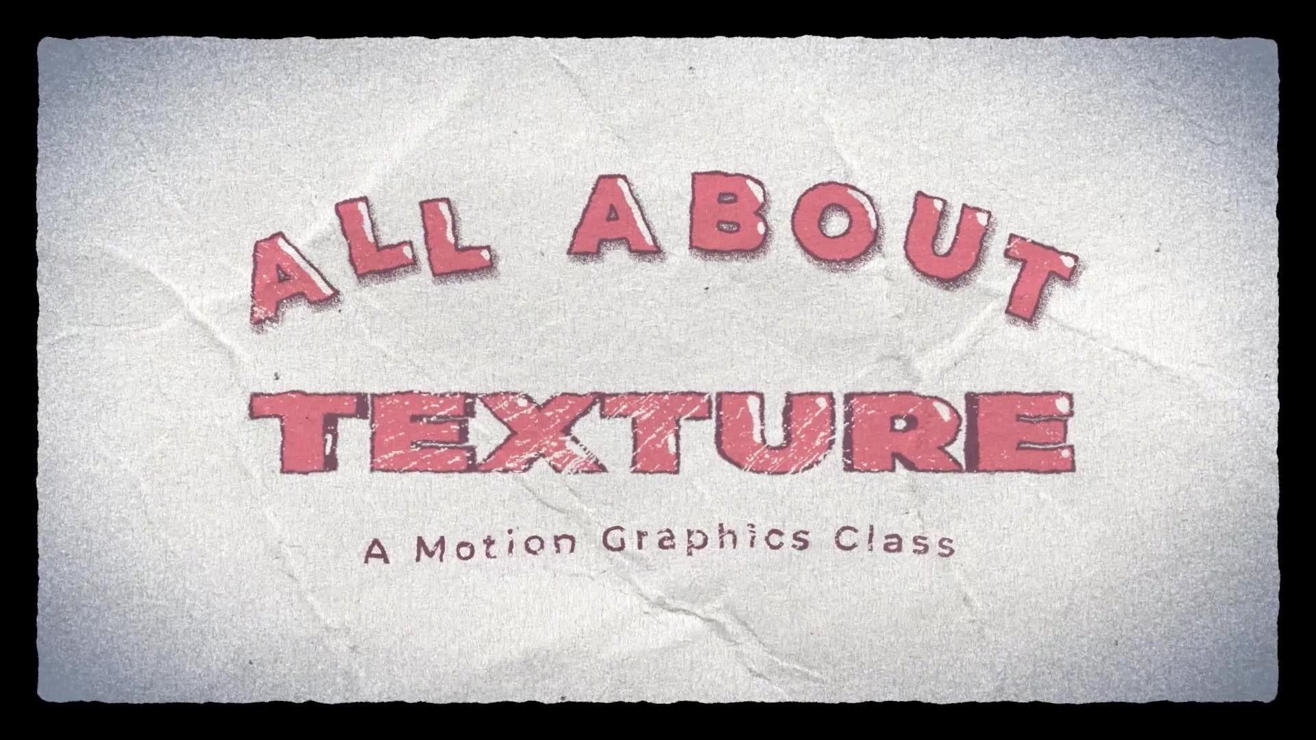 Example of textures we will be creating in this class - student project