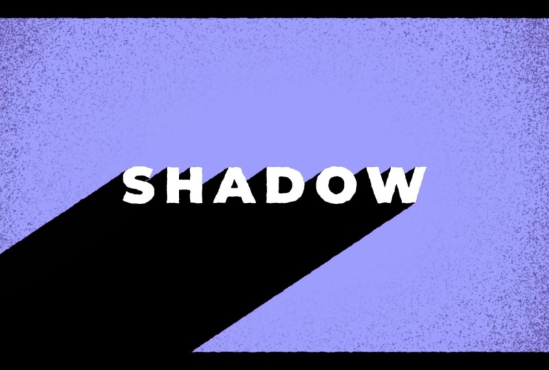 Create long shadow text like this