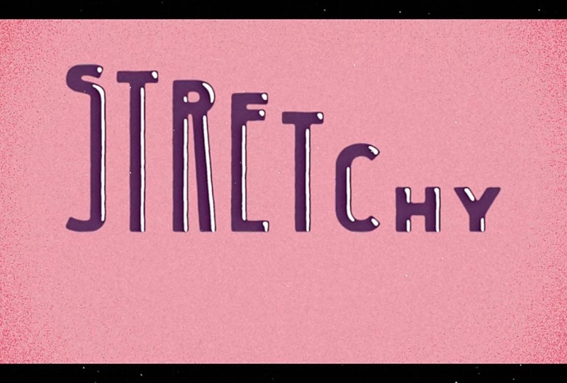 Create stretchy text like this