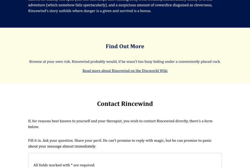Rincewind the Wizard - Accessibility Checked