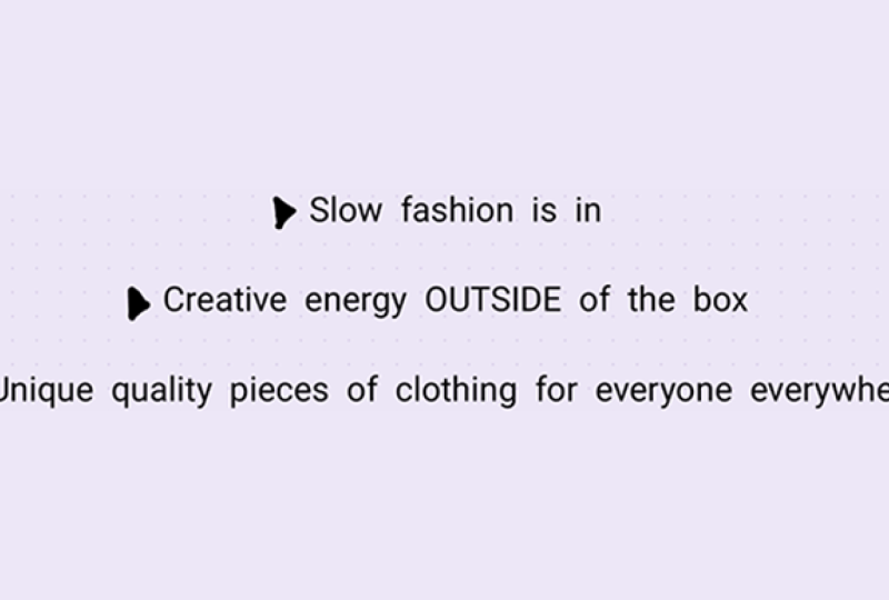 Manifesto for a fictional brand