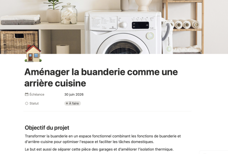 PROJET : AMENAGER UNE PIECE