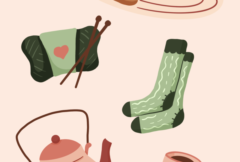 Cozy Fall Vibe Illustration