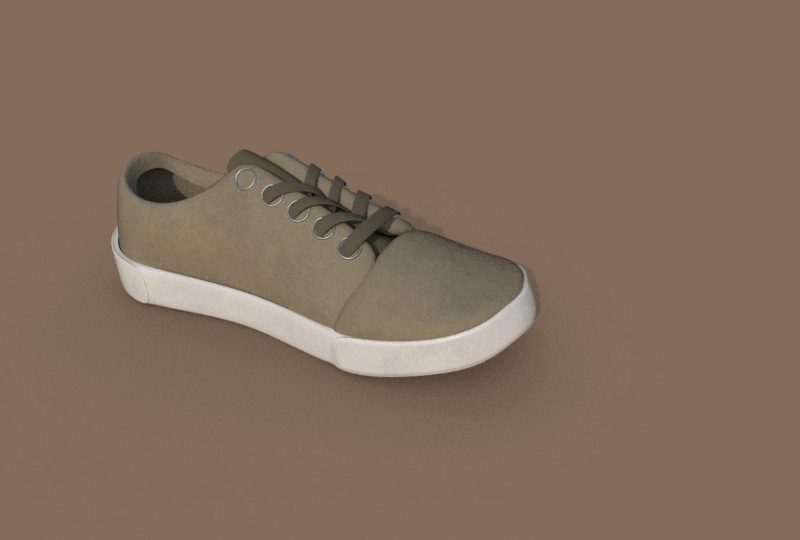 Shoes Modeling and Texturing